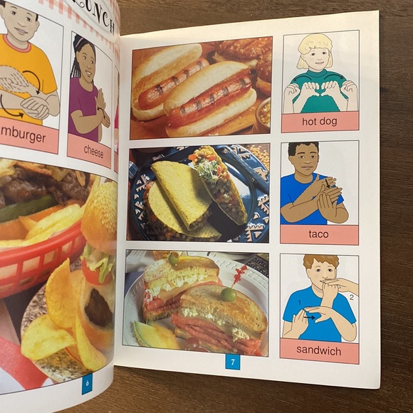 Beginning Sign Language Series Foods and Fruits & Vegetables (Vintage, 1997) - Picture 7 of 8